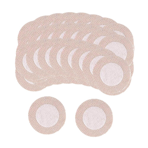 100 Pair Invisible Nipple Covers Sweatproof Stickers Nip Protector Runners Round
