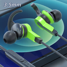 3.5mm High Quality Stereo InEar Microphone Wired Headphones For Phone PC Laptop Tablet