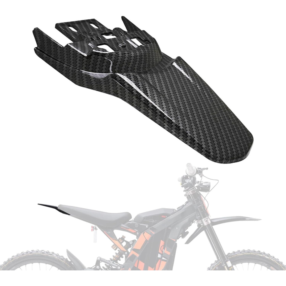 Motorcycle Rear Fender Mudguard For Surron Sur Ron Lbx X260 X160 Electric Dirt Bike,Carbon Fiber Texture,Pp Material 9353595543935