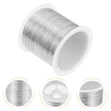 20 Gauge Wire Copper Sculpting Wire Silver for Jewelry Making and Craft Projects