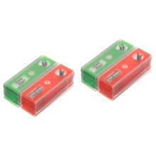 48Pièces Lames Microscope Plastique Durable Couleurs Variées