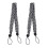 2Pcs Black Curtain Tiebacks Belt with Braided Polyester Rope for Elegant Drapery 1