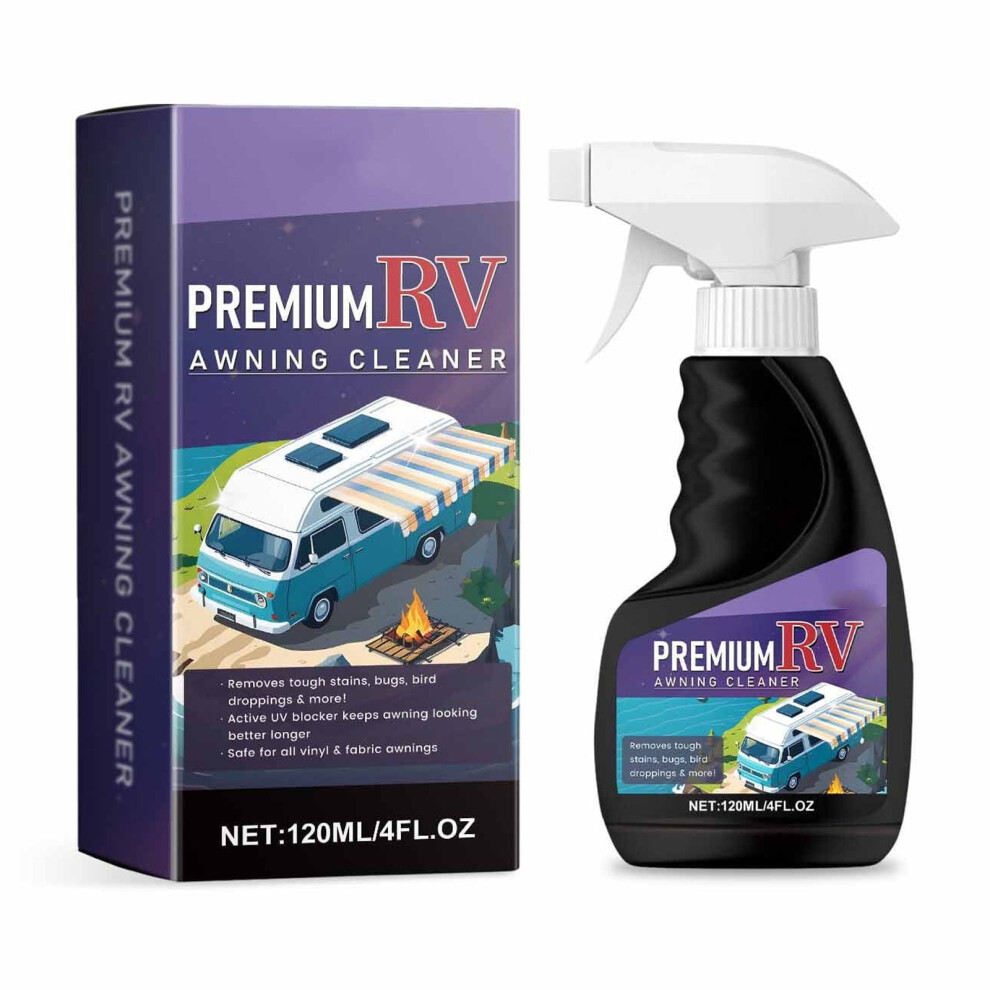Rv Roof Cleaner Rv Awning Cleaner Rv Awning Cleaner Household Rv Sunshade Cloth Cleaner 120Ml 9313598108883