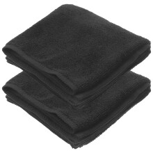 2Pcs Soft Cotton Hair Towels Absorbing for Wet Hair Suitable for Salon Use