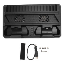 Led Indicator Ps4Charging Dock With Cooling Fan And Game Storage Vertical Stand For Ps4Pro All In One Controller Charging Station With High Output