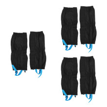 3Paires Guêtres Élastiques Noires Anti-Usure Pour Randonnée