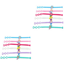 20Pièces Bracelets Ajustables Sirène En PVC, Décor Fête