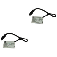 2Pièces Gris Rétroréflecteur Survie Outdoor