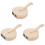 3Pièces Pâte Bois Khaki Pour Raviolis Pliage Facile À 1
