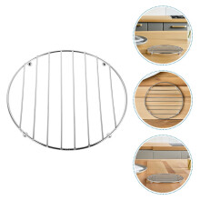 2Pcs Stainless Steel Hot Plate Pad for Kitchen Heat Protection with Elegant Iron Art Design
