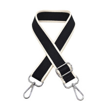 Purse Strap Silver Hardware Wide Bag Straps Replacement Crossbody Adjustable Shoulder Strap For Purses Canvas Tote Sports Bag