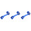 3Pièces Bras Oscillant Arrière Bleu Alliage Accessoire 1