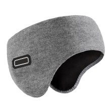 AWZXDE Men Earmuffs for Winter Ski Outdoor Sports Riding Windproof Double Layer Warm Headband Earmuffs for Cycling in The Cold Grey