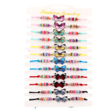 12Pièces Bracelets Enfants En Polymère Assortis Style
