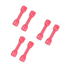 3Paires Petits Haltères Plastique Rouge Pour Coordination Et Loisirs