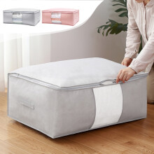 Sacs de déménagement ultra-résistants, imperméables et dotés d'une fermeture éclair, pour ranger couvertures et vêtements – Rose