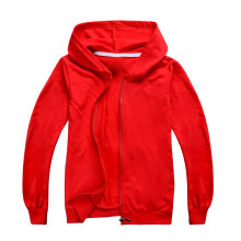 AWZXDE Hoodies For Kids Boys Girls Autumn Winter Fashion Simple Casual Long Sleeve Color Block Hooded Zipper Hoodie Jacket Top Red,3-4 Years