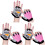3Paires Half Finger Polyvalents Roses En Qualité 1