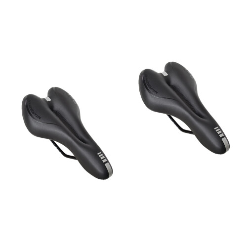 2Pièces Noire Avec Coussinet Confortable Pour Route