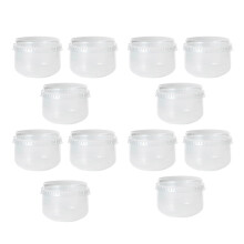 12Pièces Coupes À Pudding Jetables Transparentes En PP Pour Dessert