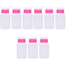 9Pièces Flacon Verrouillable En Plastique Pour Ongles