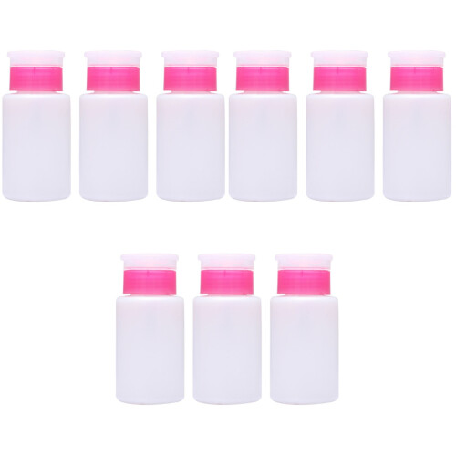 9Pièces Flacon Verrouillable En Plastique Pour Ongles