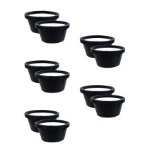 10Pièces Coussin Protection Haut-Parleur Auto Noir Résistant ABS
