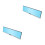 2Pièces Rétroviseur Intérieur Ciel-Bleu Large Angle Antibuée 1