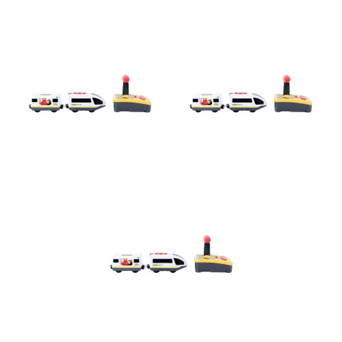 3Pièces Train Éducatif Rc Jouet Électrique Pour Kids