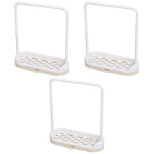 3Pièces Rack Séchage Torchons Beige U-Inversé Égouttoir