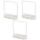 3Pièces Rack Séchage Torchons Beige U-Inversé Égouttoir 1