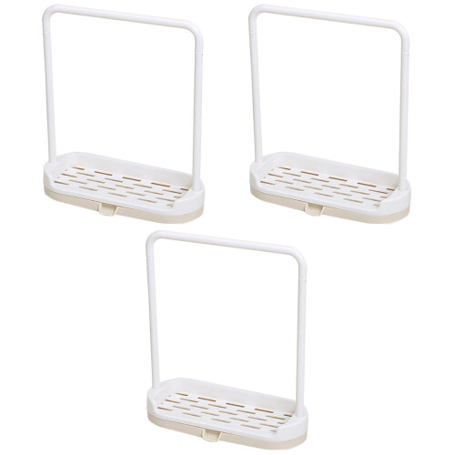 3Pièces Rack Séchage Torchons Beige U-Inversé Égouttoir