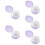 5Pièces Étui Violet Compact Dentier Orthodontique Voyage Durable 1