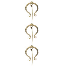 3Pièces Broches Viking Élégantes Dorées Accessoires De Mode
