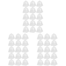45Pièces Cloche Plastique Transparente Protection Plantes Assorties