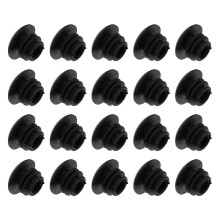 40Pièces Caps Bouchons De Guidon Vélo Noirs Compatibles Mtb