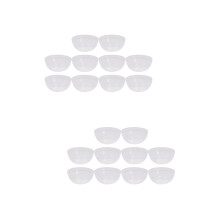 60Pièces Bols De Mixage PVC Transparent Pour DIY Beauté