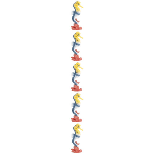 5Pièces Jouet Simulation Hippocampe Plastique Décor Éducatif Enfants