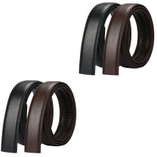 4Pièces Ceintures Cuir Vachette Noir Automatique