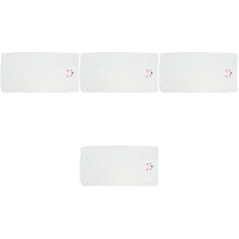 4Pièces Serviettes De Bain Beige En Corail Doux Absorbant Animaux