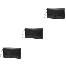 3Pièces Holster Coiffeur Noir Polyvalent Pour Ciseaux Et Clips