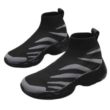 1Paire Souliers Hommes Sports Noir Légers Texture Mode Durable