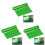 3Pièces Wrap Autocollant Vert Adhésif Multi-Usages 1