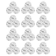 600Pièces Bases De Mèches Métal Argentées Pour Bougies DIY Accessoires