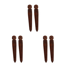 6Pièces Outils En Bois Pour Brillance Bords Cuir