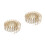 2Pièces Clôture Miniature Bois Beige Noël Élégante 1