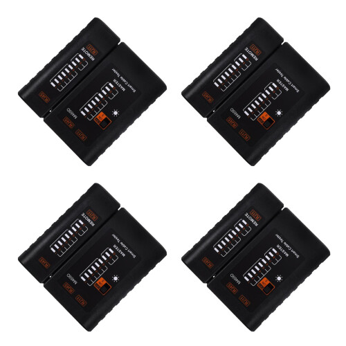 4Pièces Testeur Réseau Pièce Durable Simple Facile À Utiliser