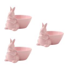 3Pièces Bol Coloré Rose Pour Salade