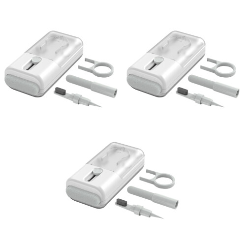 3Ensembles Kit Nettoyage Écouteurs Brosse Souple Multifonction