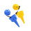 4Ensembles Jeu Scoop Ball Enfants Jeu Résistant 1